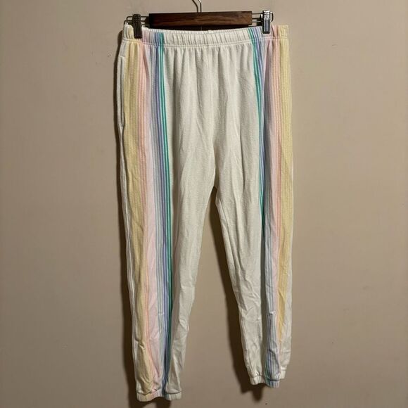 Spiritual Gangster Malibu Nights Sweatpants Joggers Rainbow- Size Large - Picture 5 of 12